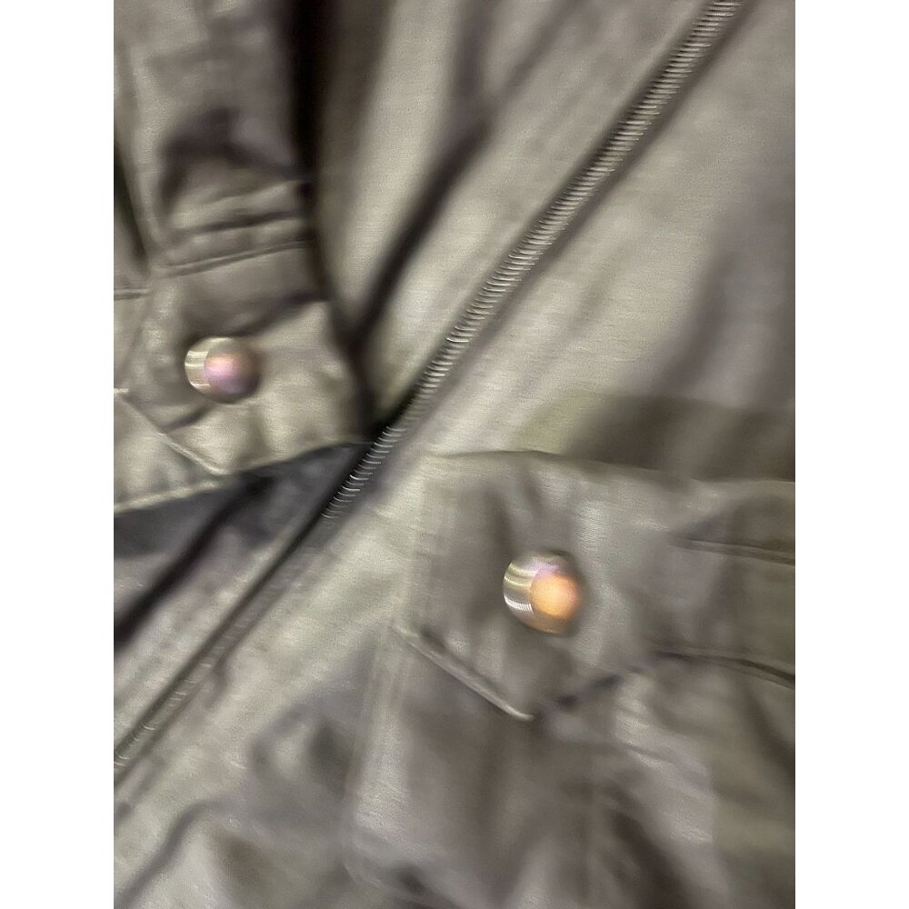 Vintage Member’s Only Jacket Juniors 7/8 Black Zip Padded Hong Kong 80s Used - Picture 15 of 16